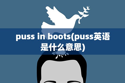 puss in boots(puss英语是什么意思)