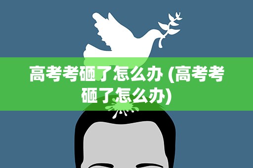 高考考砸了怎么办 (高考考砸了怎么办)