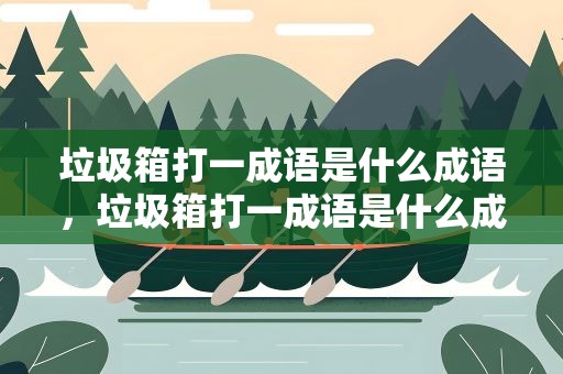 垃圾箱打一成语是什么成语，垃圾箱打一成语是什么成语呀