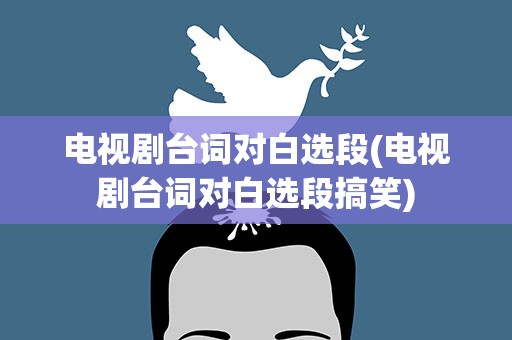 电视剧台词对白选段(电视剧台词对白选段搞笑)