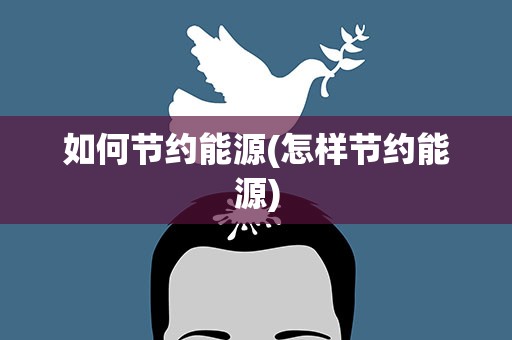 如何节约能源(怎样节约能源)