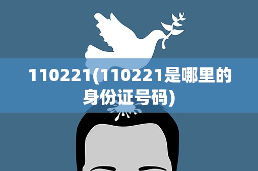 110221(110221是哪里的身份证号码)