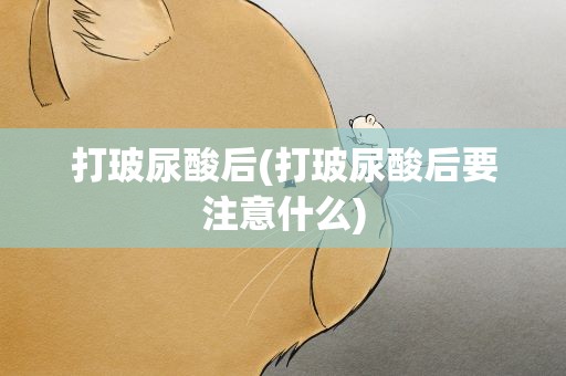 打玻尿酸后(打玻尿酸后要注意什么)