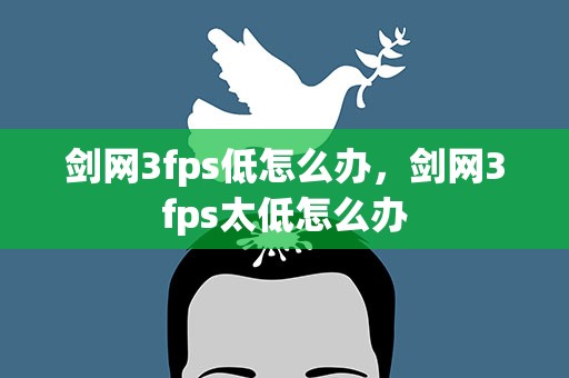 剑网3fps低怎么办，剑网3fps太低怎么办