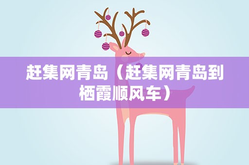 赶集网青岛（赶集网青岛到栖霞顺风车）