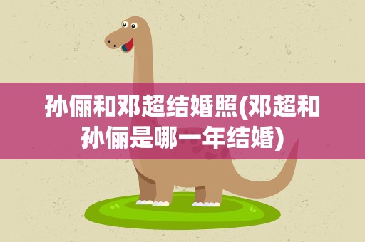 孙俪和邓超结婚照(邓超和孙俪是哪一年结婚)