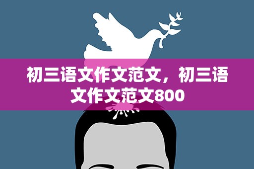 初三语文作文范文，初三语文作文范文800