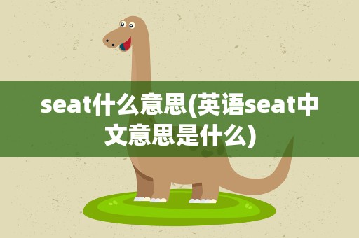 seat什么意思(英语seat中文意思是什么)