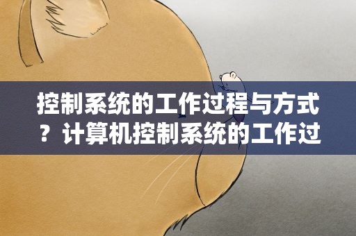 控制系统的工作过程与方式？计算机控制系统的工作过程包括什么