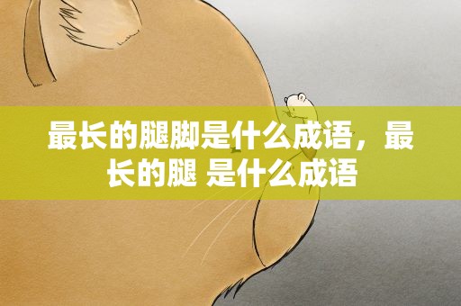 最长的腿脚是什么成语，最长的腿 是什么成语