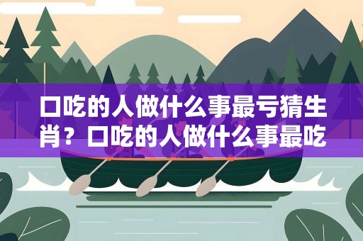 口吃的人做什么事最亏猜生肖？口吃的人做什么事最吃亏猜生肖