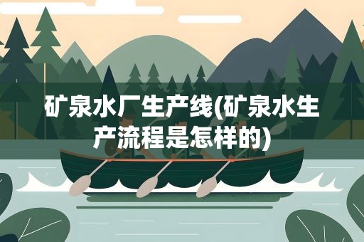 矿泉水厂生产线(矿泉水生产流程是怎样的)