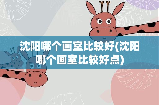 沈阳哪个画室比较好(沈阳哪个画室比较好点)