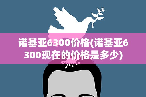 诺基亚6300价格(诺基亚6300现在的价格是多少)