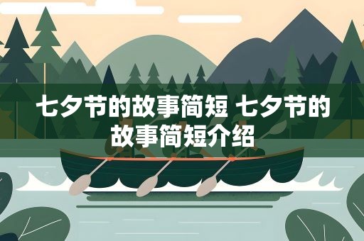 七夕节的故事简短 七夕节的故事简短介绍