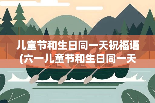 儿童节和生日同一天祝福语(六一儿童节和生日同一天祝福语)