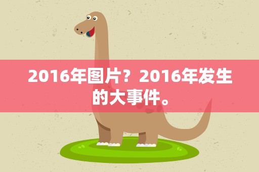 2016年图片？2016年发生的大事件。