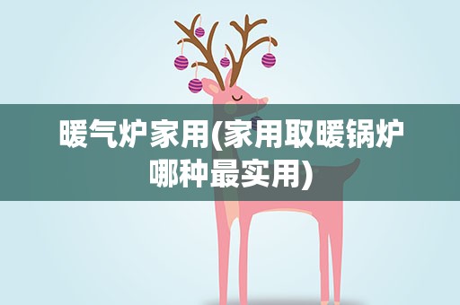 暖气炉家用(家用取暖锅炉哪种最实用)