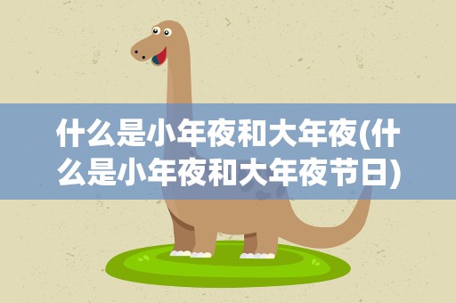 什么是小年夜和大年夜(什么是小年夜和大年夜节日)