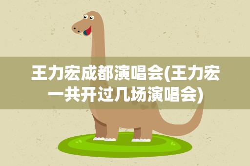 王力宏成都演唱会(王力宏一共开过几场演唱会)