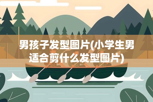 男孩子发型图片(小学生男适合剪什么发型图片)