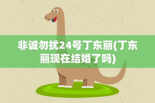 非诚勿扰24号丁东丽(丁东丽现在结婚了吗)