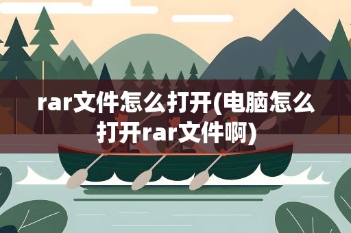 rar文件怎么打开(电脑怎么打开rar文件啊)