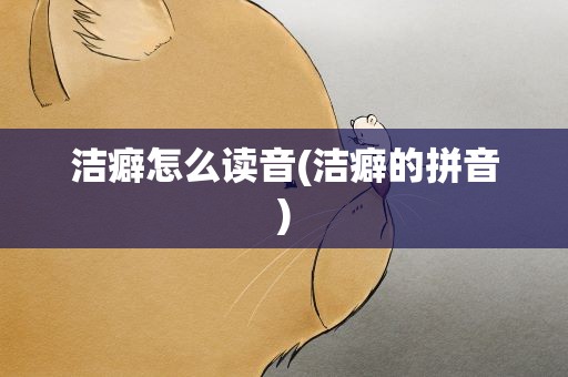 洁癖怎么读音(洁癖的拼音)