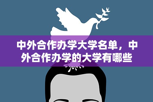 中外合作办学大学名单，中外合作办学的大学有哪些