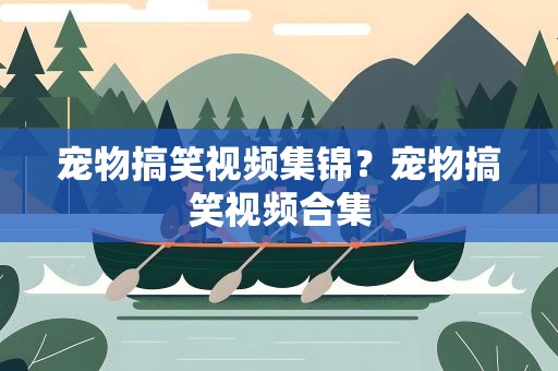 宠物搞笑视频集锦？宠物搞笑视频合集