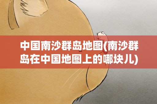 中国南沙群岛地图(南沙群岛在中国地图上的哪块儿)