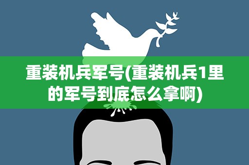 重装机兵军号(重装机兵1里的军号到底怎么拿啊)