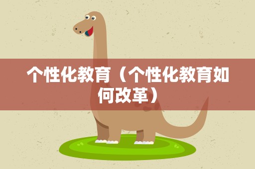 个性化教育（个性化教育如何改革）
