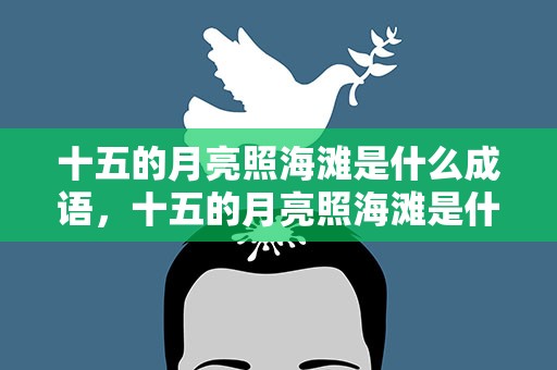 十五的月亮照海滩是什么成语，十五的月亮照海滩是什么成语呢