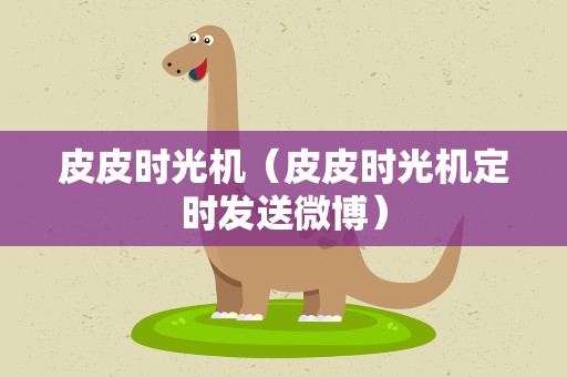 皮皮时光机（皮皮时光机定时发送微博）