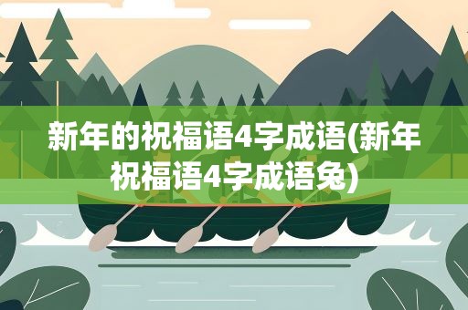新年的祝福语4字成语(新年祝福语4字成语兔)