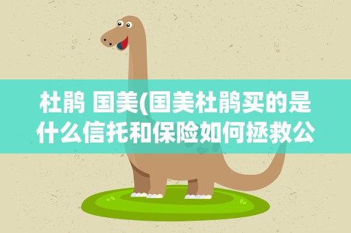 杜鹃 国美(国美杜鹃买的是什么信托和保险如何拯救公司)
