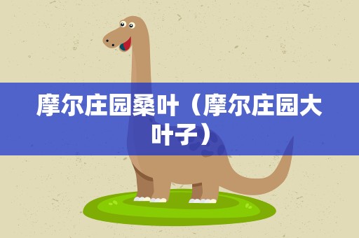 摩尔庄园桑叶（摩尔庄园大叶子）