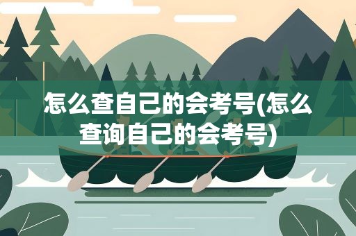 怎么查自己的会考号(怎么查询自己的会考号)