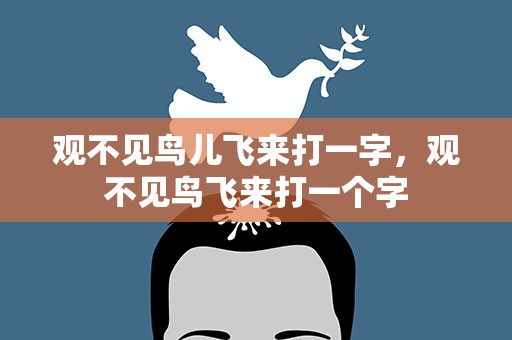观不见鸟儿飞来打一字，观不见鸟飞来打一个字