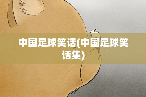 中国足球笑话(中国足球笑话集)