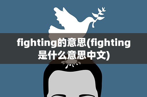 fighting的意思(fighting是什么意思中文)