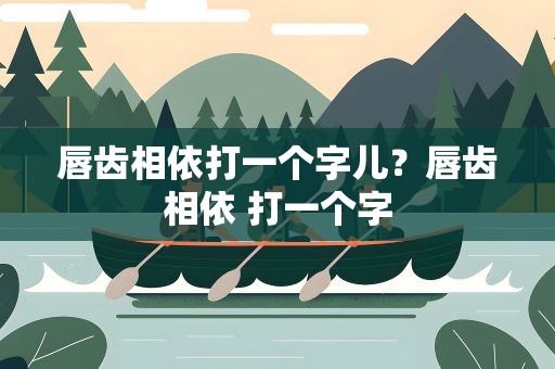 唇齿相依打一个字儿？唇齿相依 打一个字