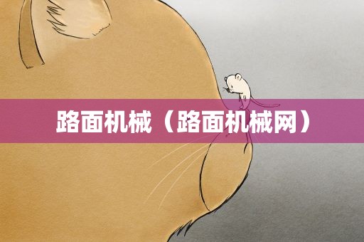 路面机械（路面机械网）