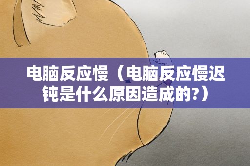 电脑反应慢（电脑反应慢迟钝是什么原因造成的?）