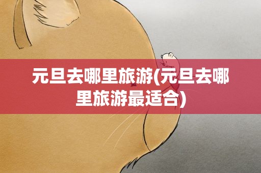 元旦去哪里旅游(元旦去哪里旅游最适合)