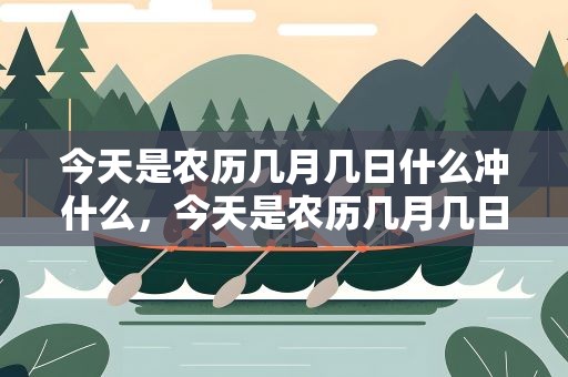 今天是农历几月几日什么冲什么，今天是农历几月几日是什么冲什么