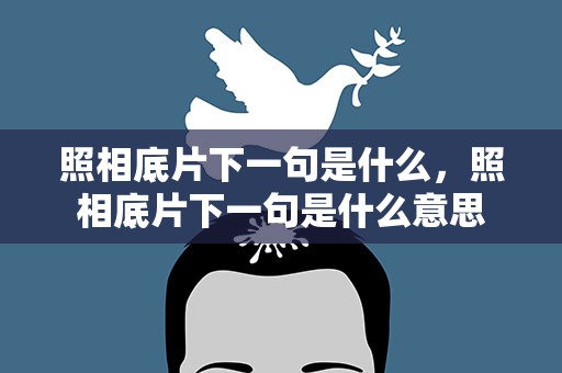 照相底片下一句是什么，照相底片下一句是什么意思