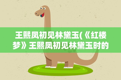 王熙凤初见林黛玉(《红楼梦》王熙凤初见林黛玉时的表现是什么)