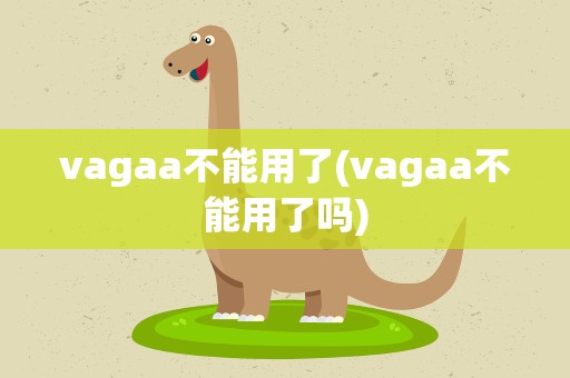 vagaa不能用了(vagaa不能用了吗)